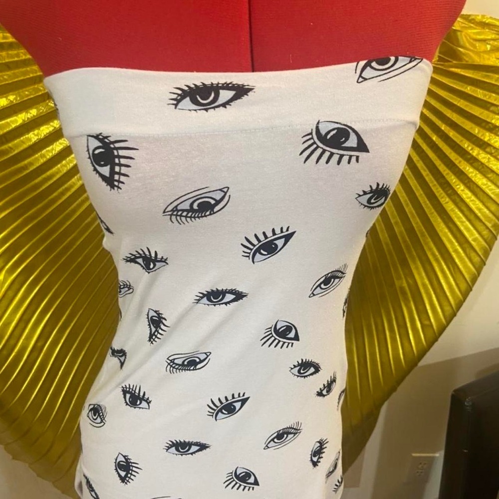 Strapless summer dress